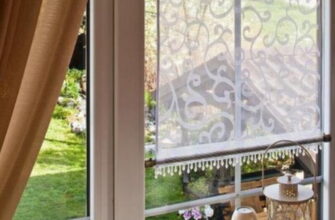 Шьем занавески для пластиковых окон