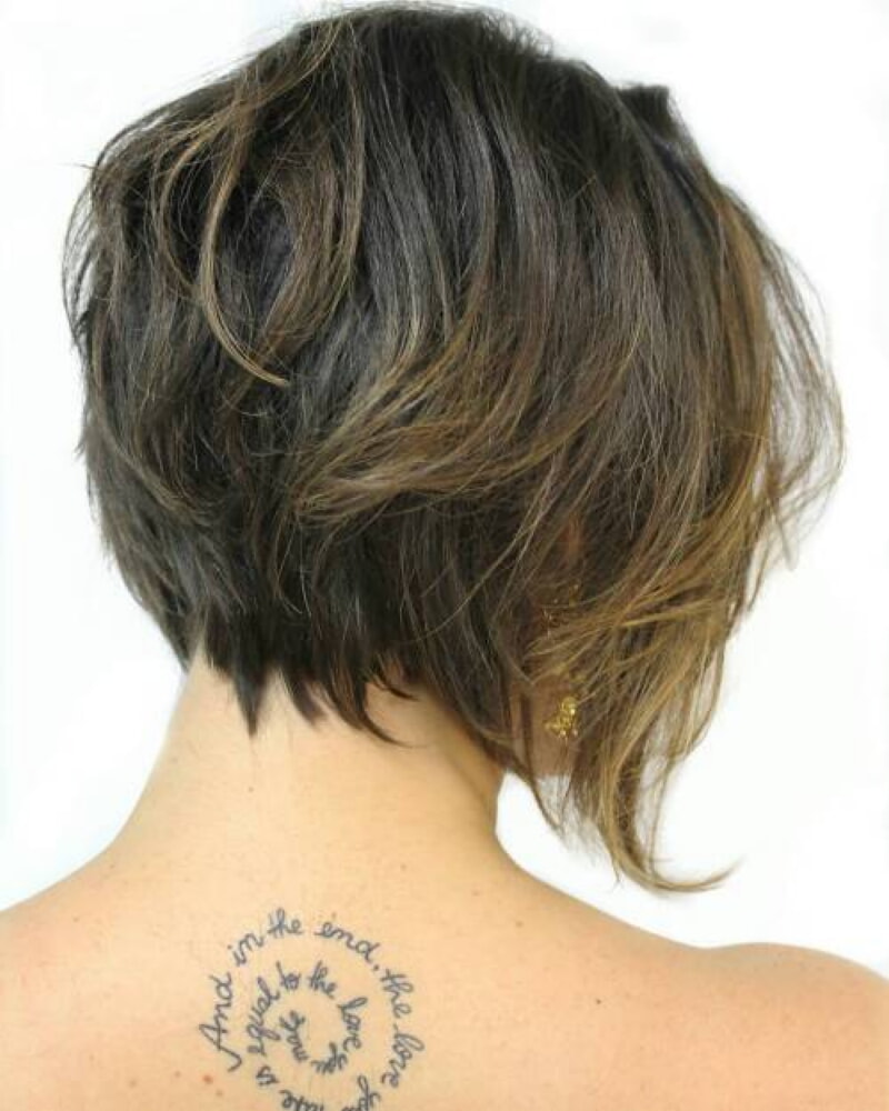 Шестьдесят стильных многослойных стрижек для коротких волос