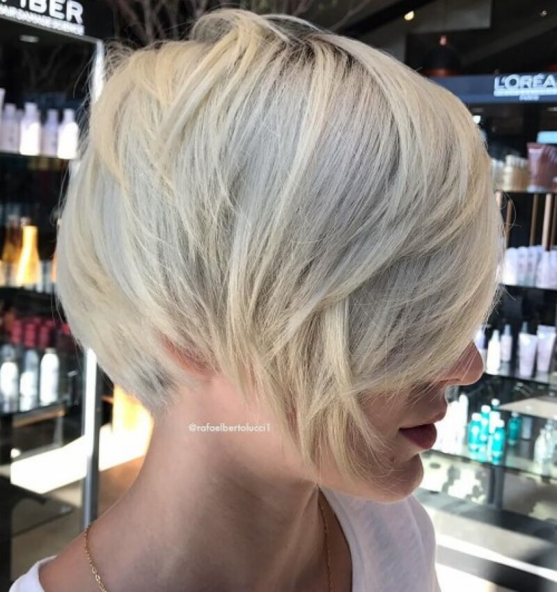 Шестьдесят стильных многослойных стрижек для коротких волос