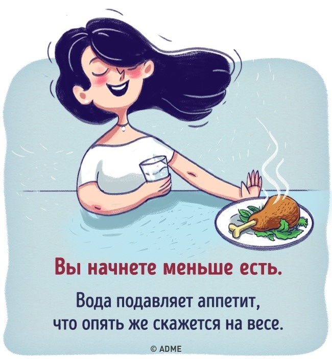 Что будет, если все напитки заменить водой