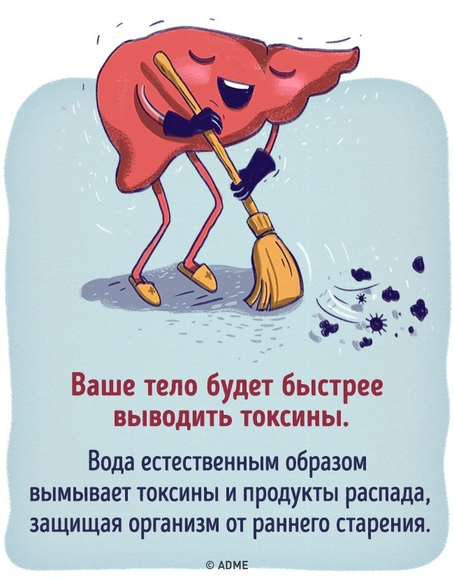 Что будет, если все напитки заменить водой