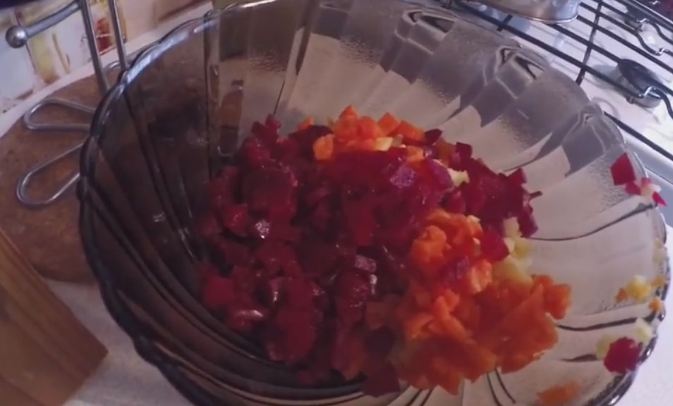 Винегрет: классический рецепт с горошком