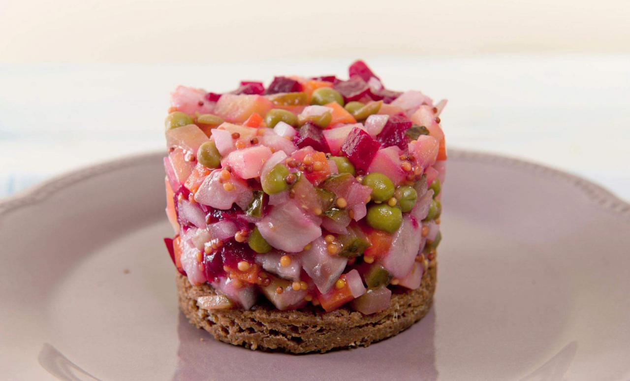 Винегрет: классический рецепт с горошком