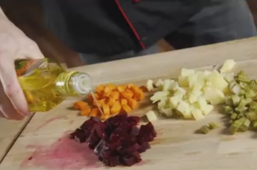 Винегрет: классический рецепт с горошком