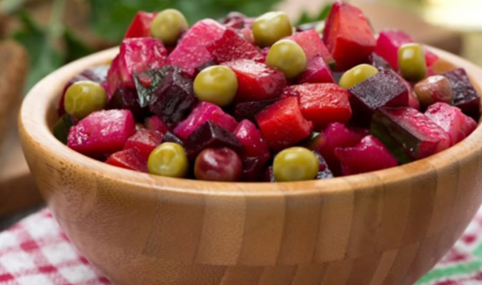 Винегрет: классический рецепт с горошком