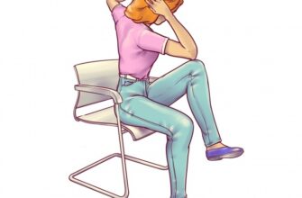 6 упражнений для плоского живота, которые можно делать прямо на стуле