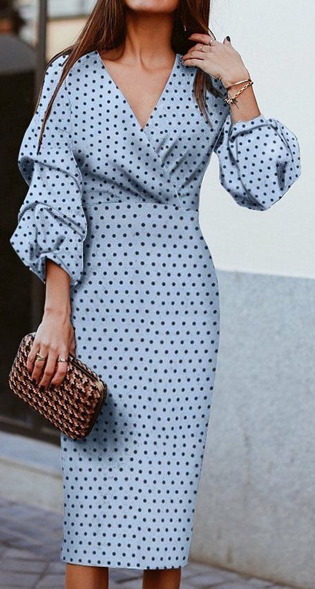 20 миди-платьев с интересной деталью — необычными рукавами