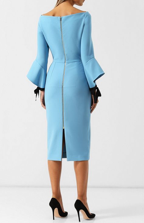 20 миди-платьев с интересной деталью — необычными рукавами