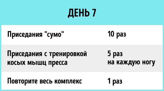 12 упражнений, чтобы подтянуть попу и ноги за 1 неделю