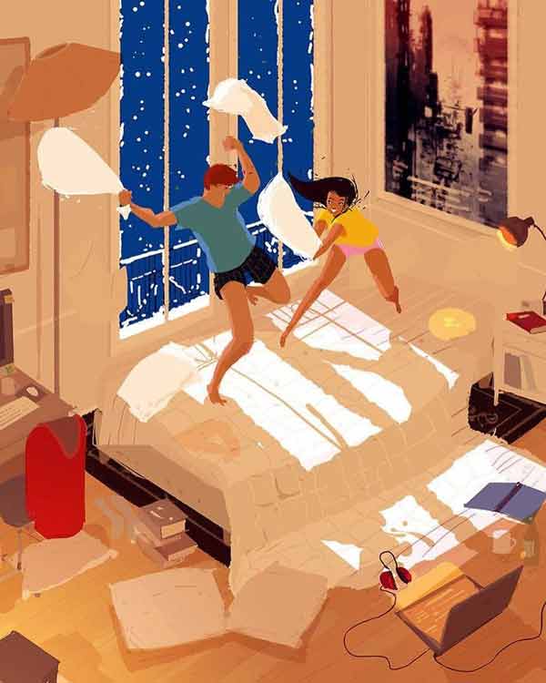 «Любовь всегда скрыта в мелочах»: душевные иллюстрации семейной жизни