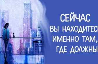 Сейчас вы находитесь именно там, где должны