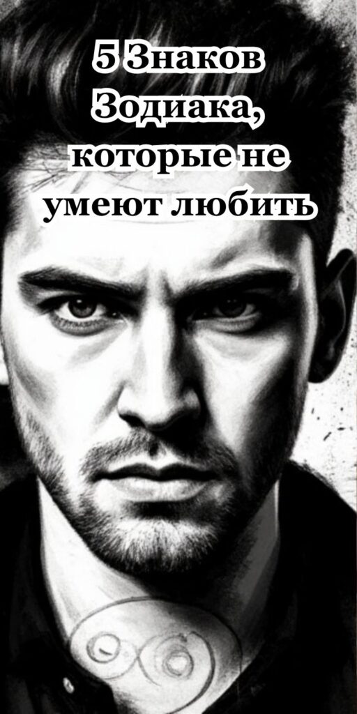 5 Знаков Зодиака, которые не умеют любить