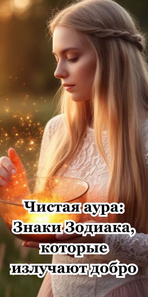 Чистая аура: Знаки Зодиака, которые излучают добро