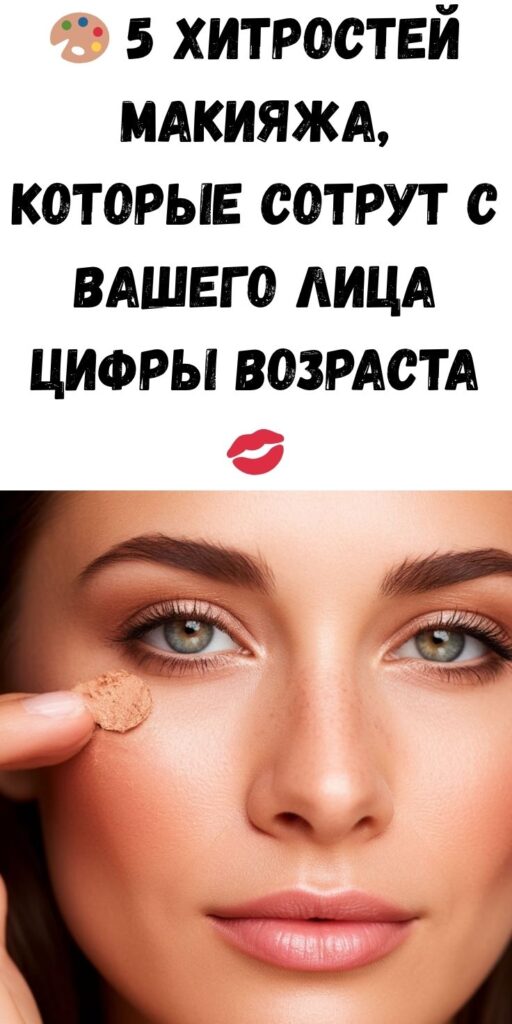 🎨 5 хитростей макияжа, которые сотрут с вашего лица цифры возраста 💋