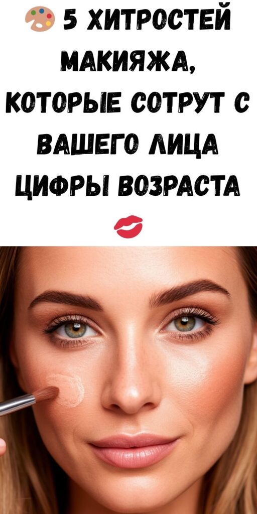 🎨 5 хитростей макияжа, которые сотрут с вашего лица цифры возраста 💋