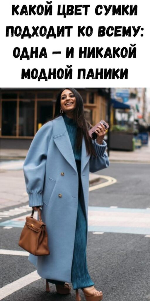 Какой цвет сумки подходит ко всему: одна — и никакой модной паники Какой цвет сумки подходит ко всему: одна — и никакой модной паники