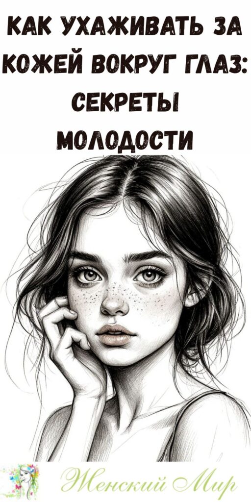 Как ухаживать за кожей вокруг глаз: секреты молодости