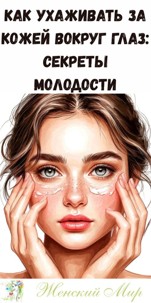 Как ухаживать за кожей вокруг глаз: секреты молодости