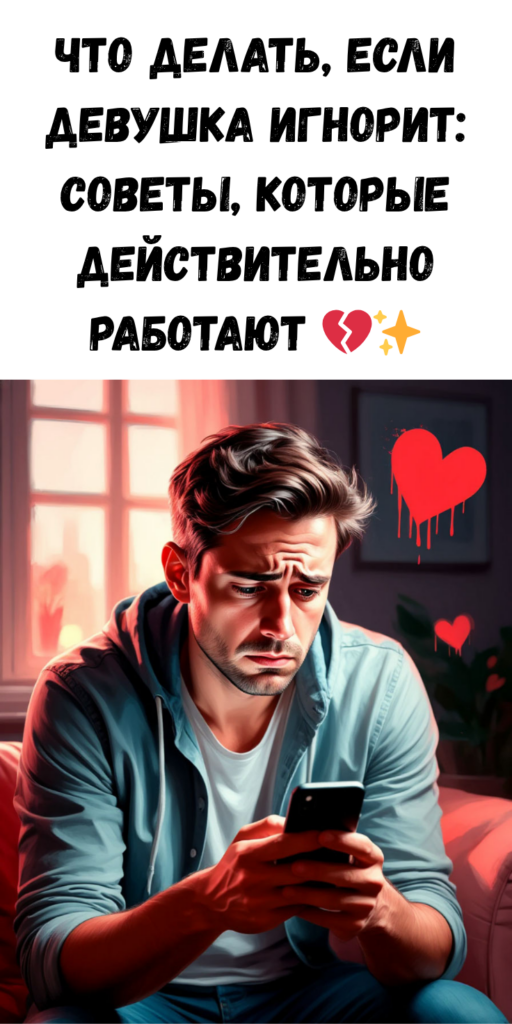 Что делать, если девушка игнорит: советы, которые действительно работают 💔✨