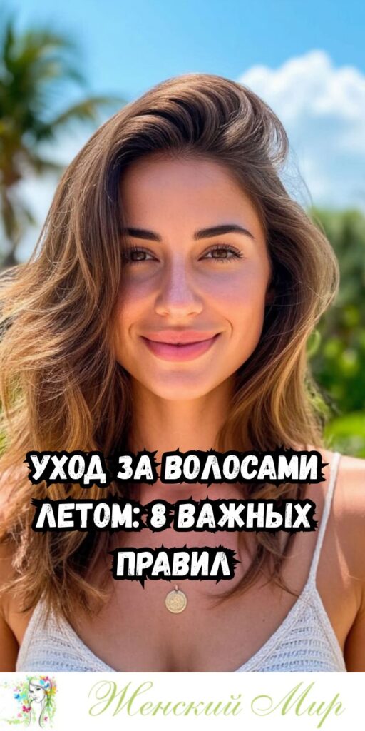 Уход за волосами летом: 8 важных правил