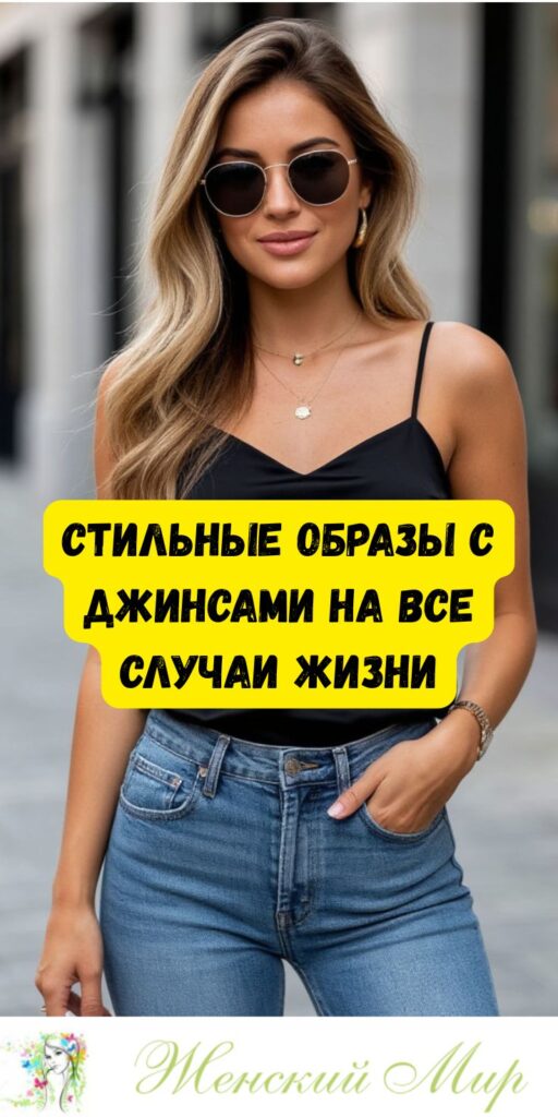 Стильные образы с джинсами на все случаи жизни