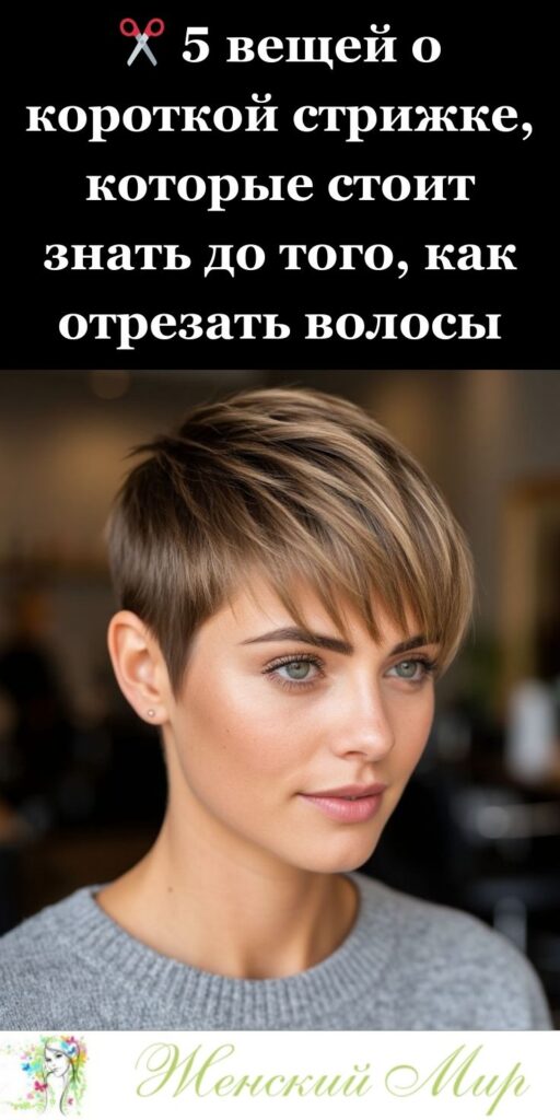 ✂️ 5 вещей о короткой стрижке, которые стоит знать до того, как отрезать волосы