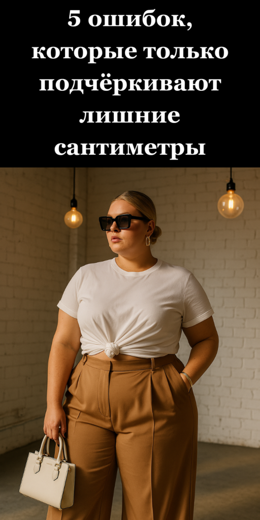 Так живот не спрячешь! 😱 5 ошибок, которые только подчёркивают лишние сантиметры