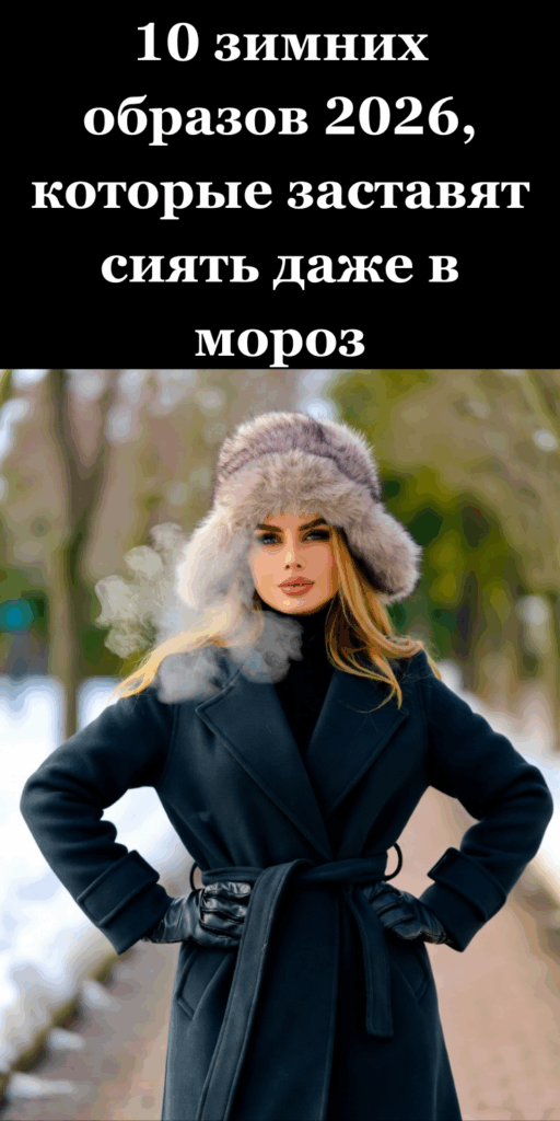 10 зимних образов 2026, которые заставят сиять даже в мороз