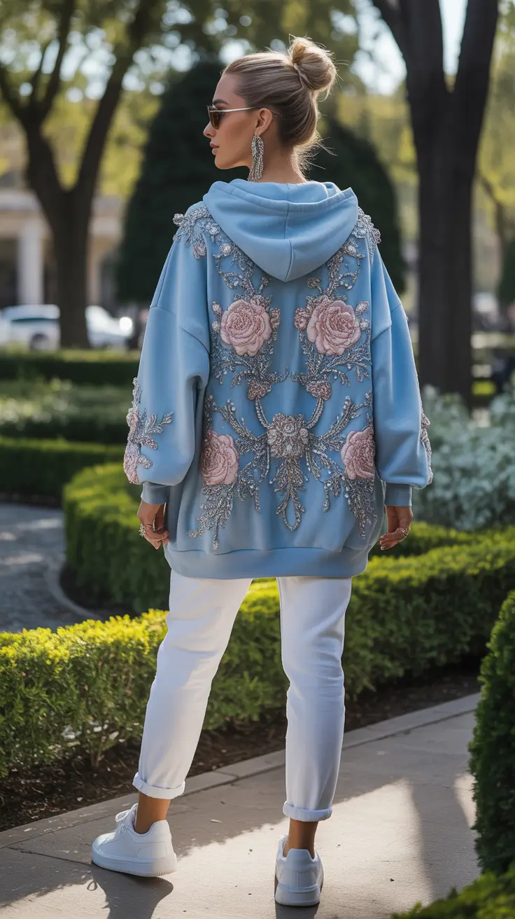 25 стильных образов с худи: уютные, стильные и простые образы, которые стоит попробовать в этом году