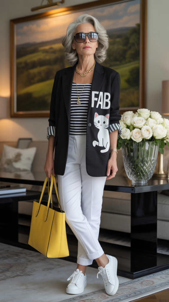 25 повседневных образов для женщин старше 50 лет: свежие, современные и непринуждённо-шикарные