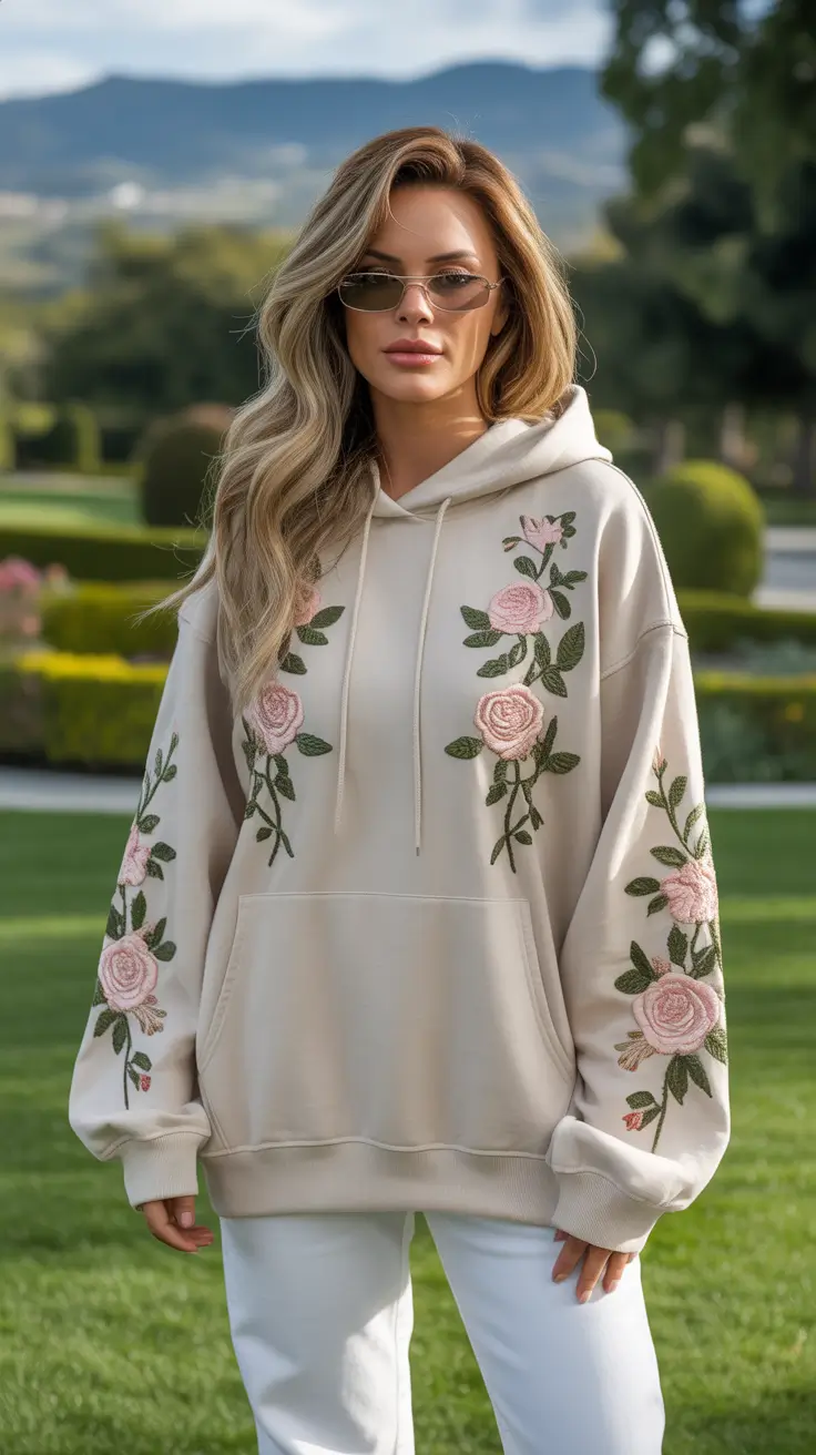 25 стильных образов с худи: уютные, стильные и простые образы, которые стоит попробовать в этом году