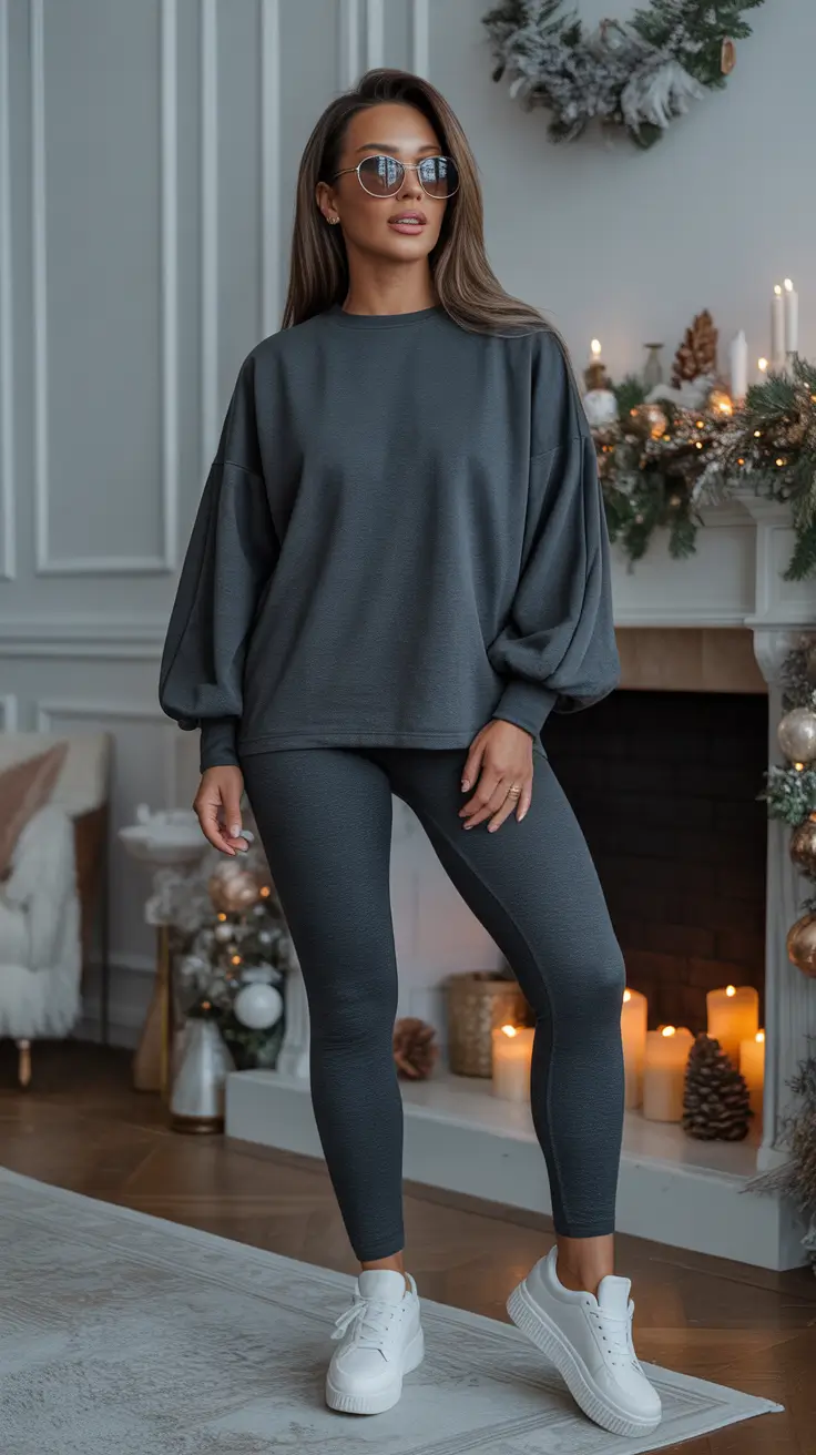 24 идеи нарядов с леггинсами: модные, стильные и удобные образы на любой случай 24 идеи нарядов с леггинсами: модные, стильные и удобные образы на любой случай