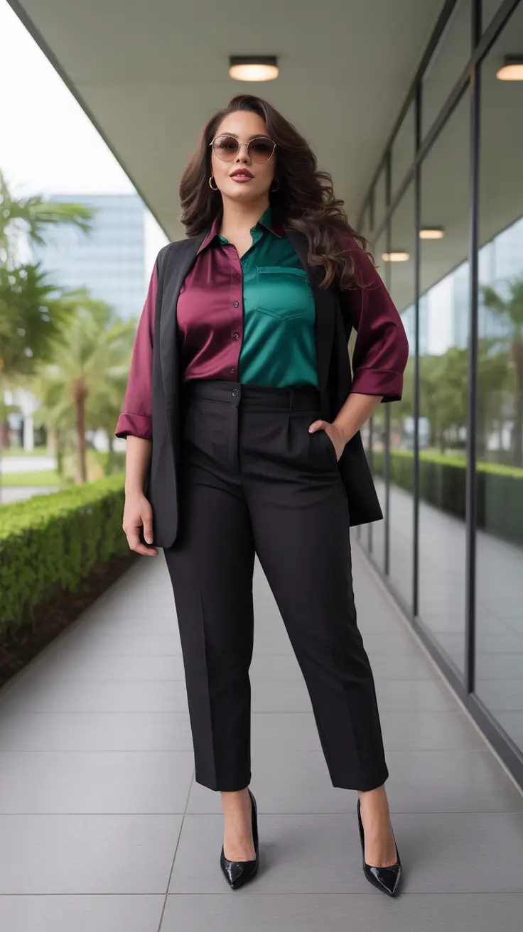 23 стильных образа для женщин среднего размера: свежие идеи для современного и уверенного образа