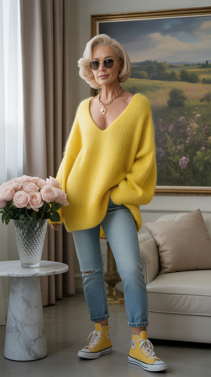 25 повседневных образов для женщин старше 50 лет: свежие, современные и непринуждённо-шикарные