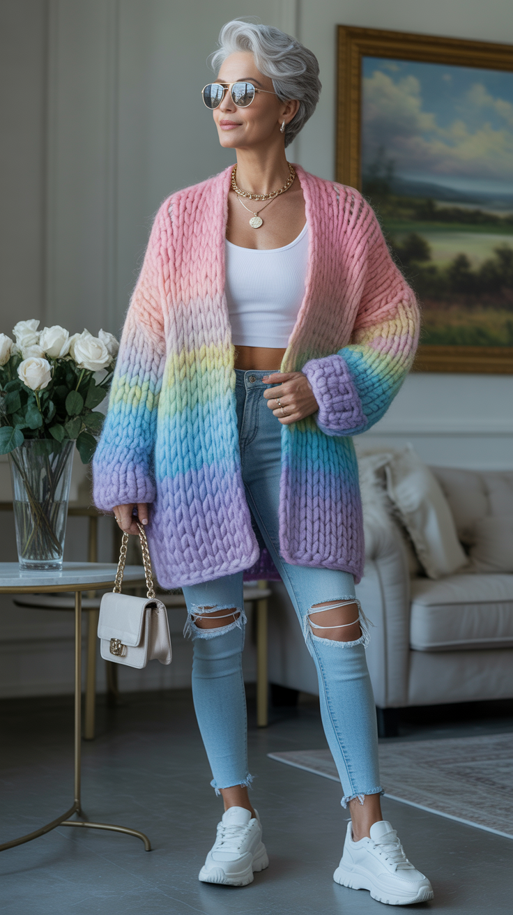 25 повседневных образов для женщин старше 50 лет: свежие, современные и непринуждённо-шикарные