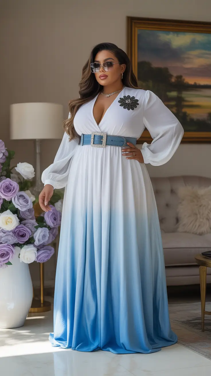 25 шикарных нарядов больших размеров для женщин: элегантные, уверенные и полностью соответствующие трендам