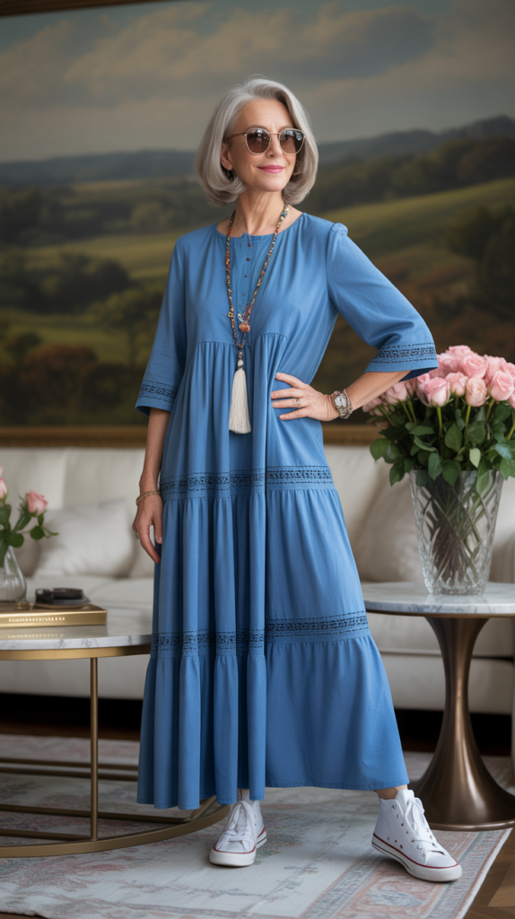 25 повседневных образов для женщин старше 50 лет: свежие, современные и непринуждённо-шикарные