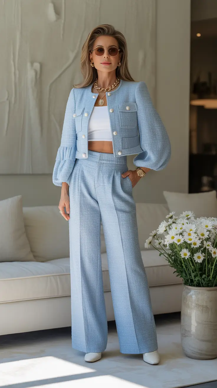 24 современных образа для женщин старше 40 лет: как выглядеть уверенно