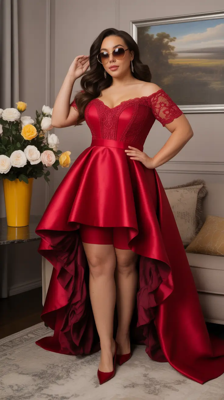 25 шикарных нарядов больших размеров для женщин: элегантные, уверенные и полностью соответствующие трендам