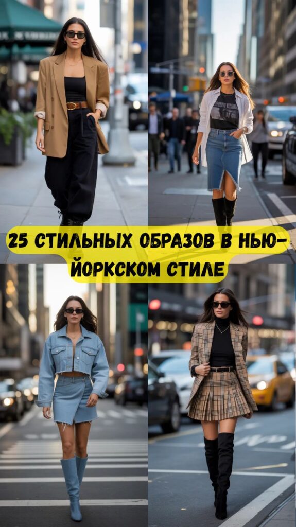 25 стильных образов в нью-йоркском стиле: простые идеи уличного стиля, которые вы захотите повторить в этом году