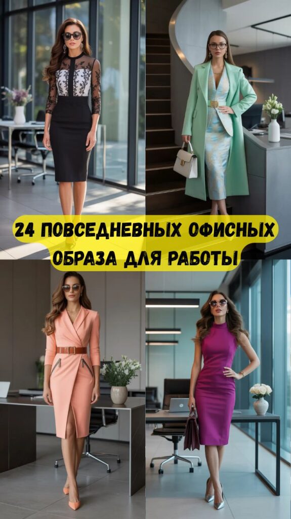 24 повседневных офисных образа для работы: непринуждённые образы, которые меняют представление о современном профессиональном стиле