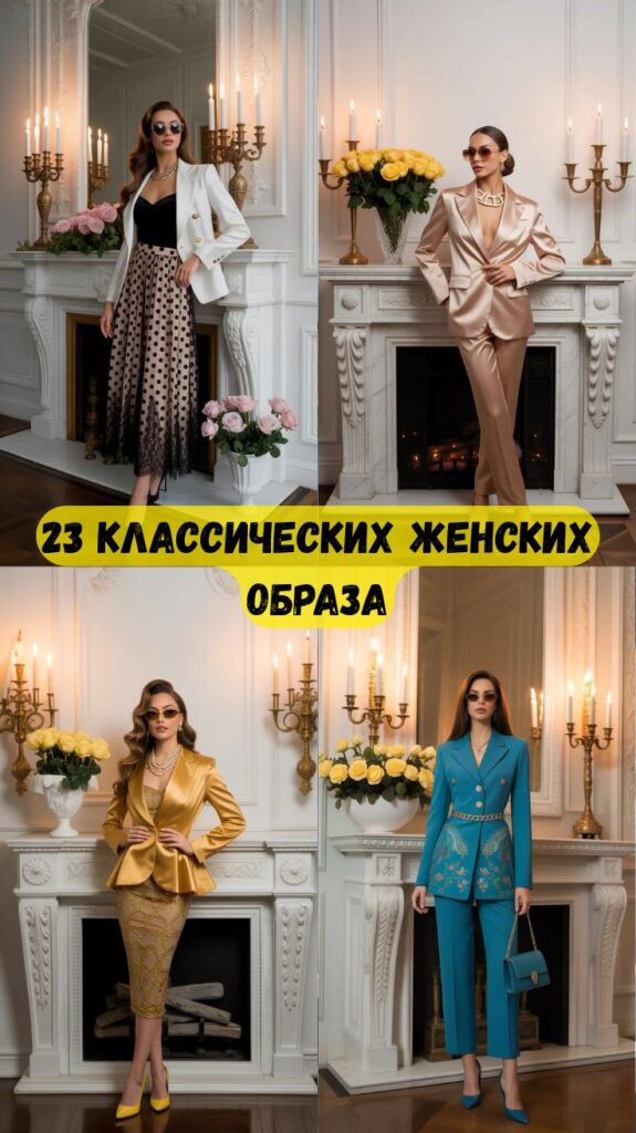 23 классических женских образа: элегантная классика в современном исполнении