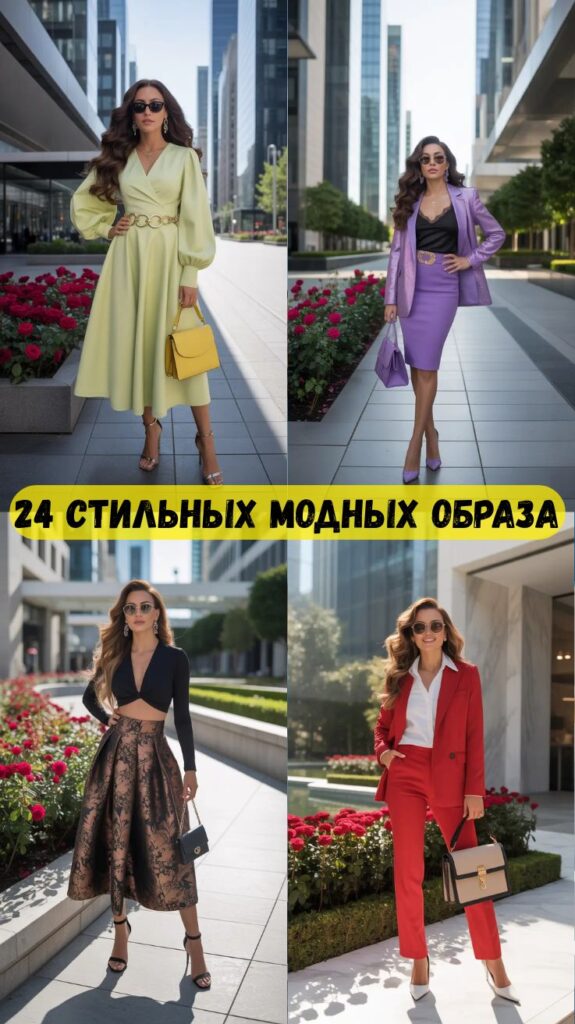 24 стильных модных образа: свежие идеи, которые стоит попробовать в этом году