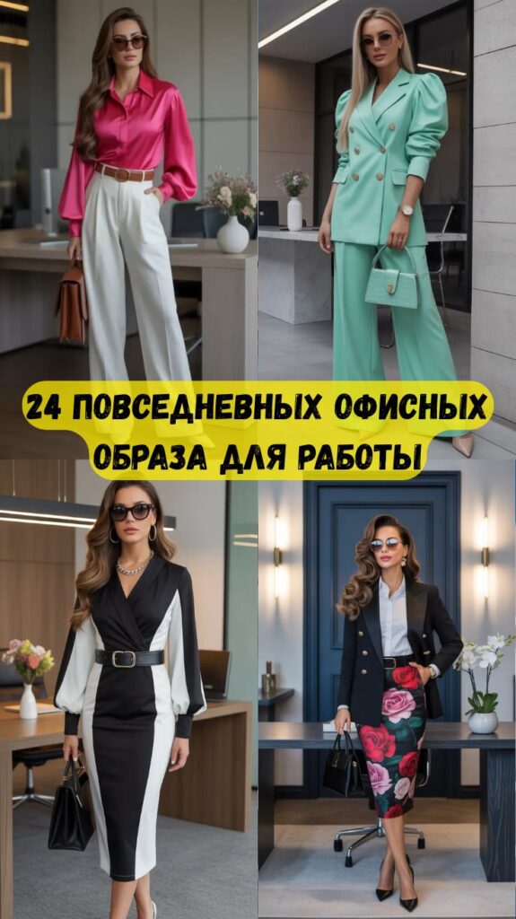 24 повседневных офисных образа для работы: непринуждённые образы, которые меняют представление о современном профессиональном стиле
