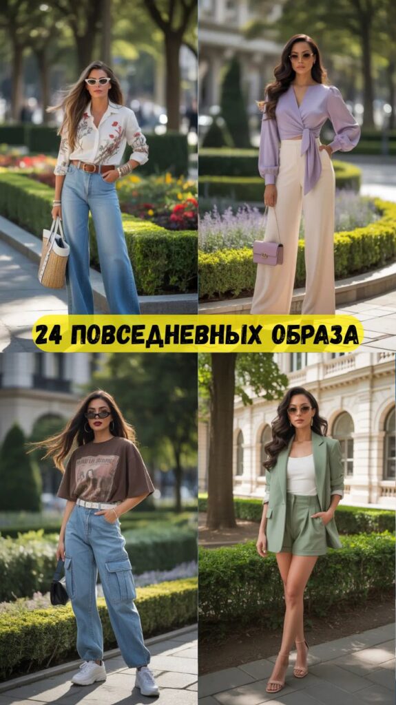 24 повседневных образа: вдохновляющие луки для непринуждённого стиля