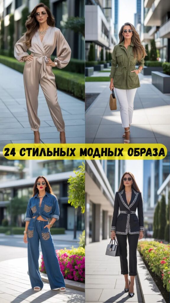 24 стильных модных образа: свежие идеи, которые стоит попробовать в этом году