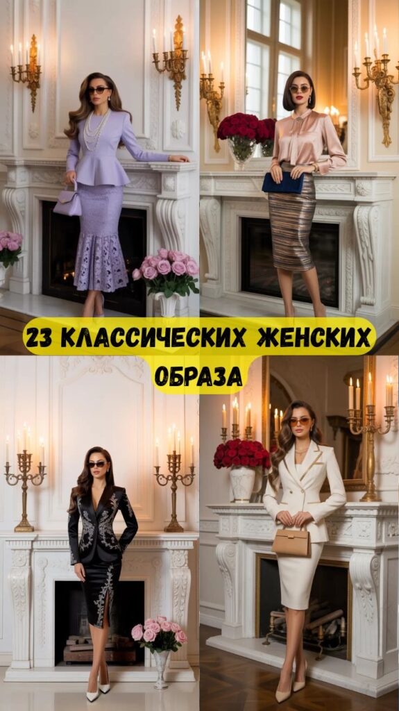 23 классических женских образа: элегантная классика в современном исполнении