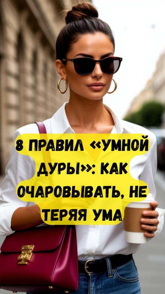 8 правил «умной дуры»: как очаровывать, не теряя ума 8 правил «умной дуры»: как очаровывать, не теряя ума