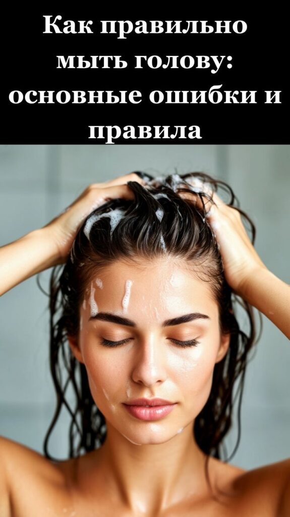 Как правильно мыть голову: основные ошибки и правила