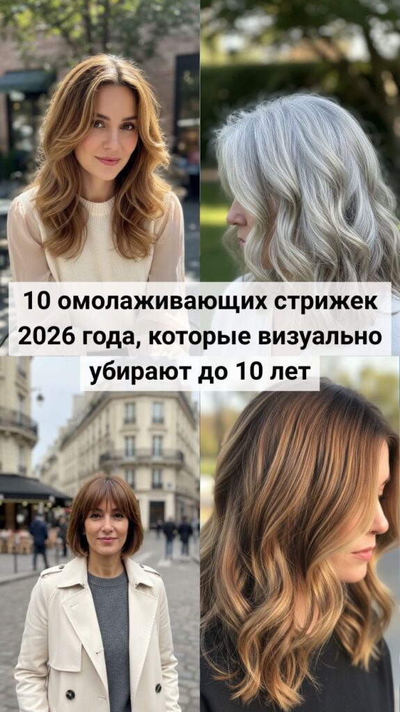 10 омолаживающих стрижек 2026 года, которые визуально убирают до 10 лет 10 омолаживающих стрижек 2026 года, которые визуально убирают до 10 лет